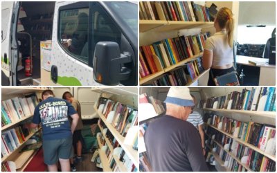 FOTO PROJEKT ČITANJE NA KOTAČIMA Novomarofski bibliobus krenuo s vožnjom