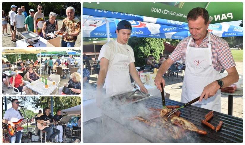 FOTO Za delicije s roštilja, koji je pekao varaždinski gradonačelnik, čekalo se u redu