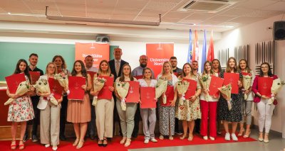 Na Sveučilištu Sjever u Koprivnici dodijeljene Rektorove nagrade za najuspješnije studente