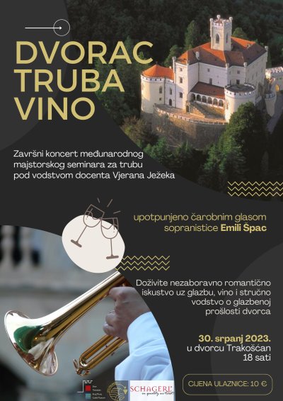 LJETO NA TRAKOŠĆANU Koncert u dvorcu Trakošćan uz tematski obilazak dvorca i degustaciju vina