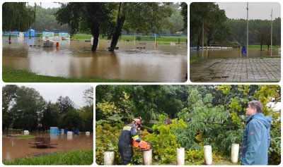 FOTO Dravski bazeni pod vodom, vatrogasci i pripadnici civilne zaštite na terenu