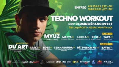 Dobitnici/e za subotnji Techno Workout Closing Špancirfest su....