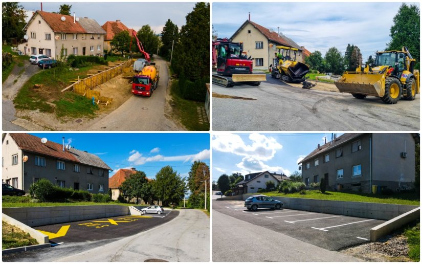 FOTO Sanirano klizište i uređeno parkiralište u Čalincu