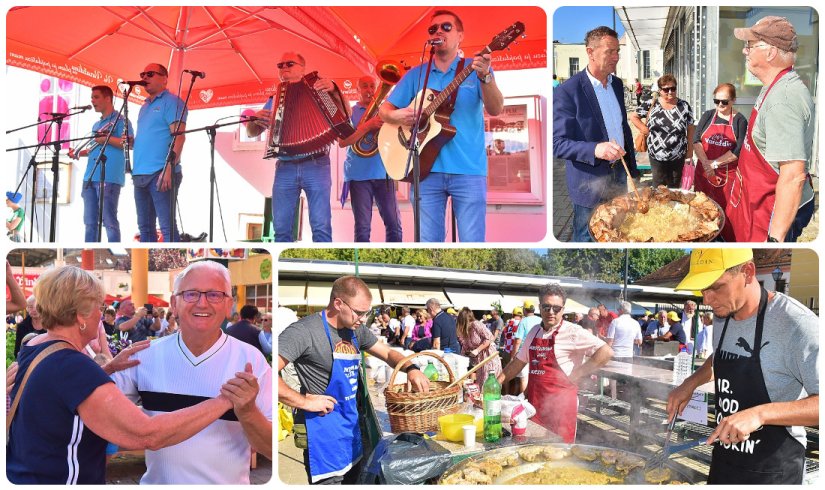 FOTO Veselica uz Dan Varaždinskog placa: sviralo se, plesalo, a kuhala se i kotlovina