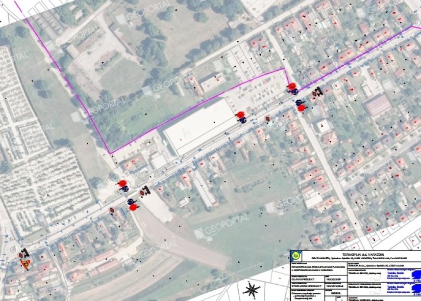 Uvođenje jednosmjernog prometa u Gospodarskoj ulici u Varaždinu za vrijeme obavljanja radova