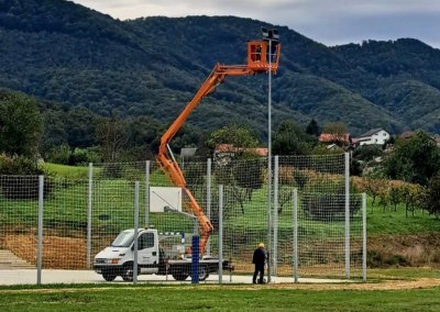 Nastavlja se uređenje SRC-a Lančić-Knapić, stigla i LED rasvjeta