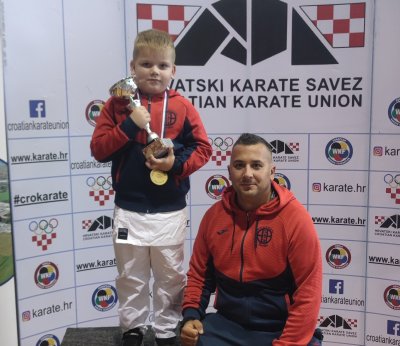Filip Kostanjevac iz Karate kluba Shito Ryu Varaždin prvak Hrvatske