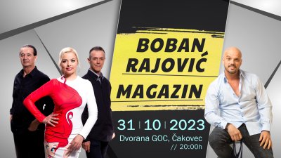 Magazin i Boban Rajović 31. listopada u dvorani GOC Čakovec