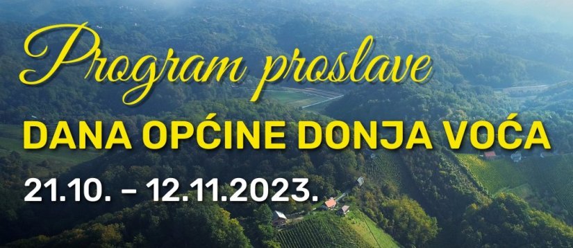 Općina Donja Voća slavi svoj dan, u mjesec dana mještane očekuje bogati sadržaj