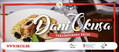 DANI OKUSA VARAŽDINSKOG KRAJA Ove godine uključeno 15 restorana Varaždinske županije