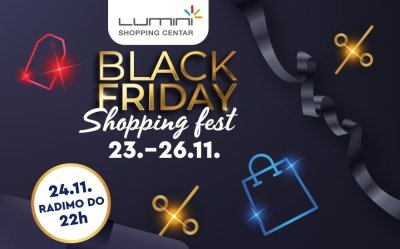 Dobitnici dva poklon bona od 20 eura za Black Friday Shopping Fest u Lumini centru su...