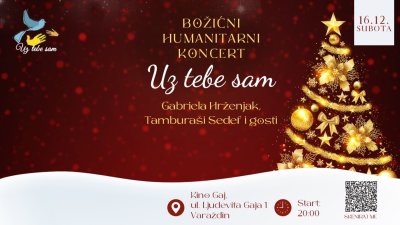 Ulaznice za &quot;Božićni humanitarni koncert: Uz tebe sam&quot; dobile su...