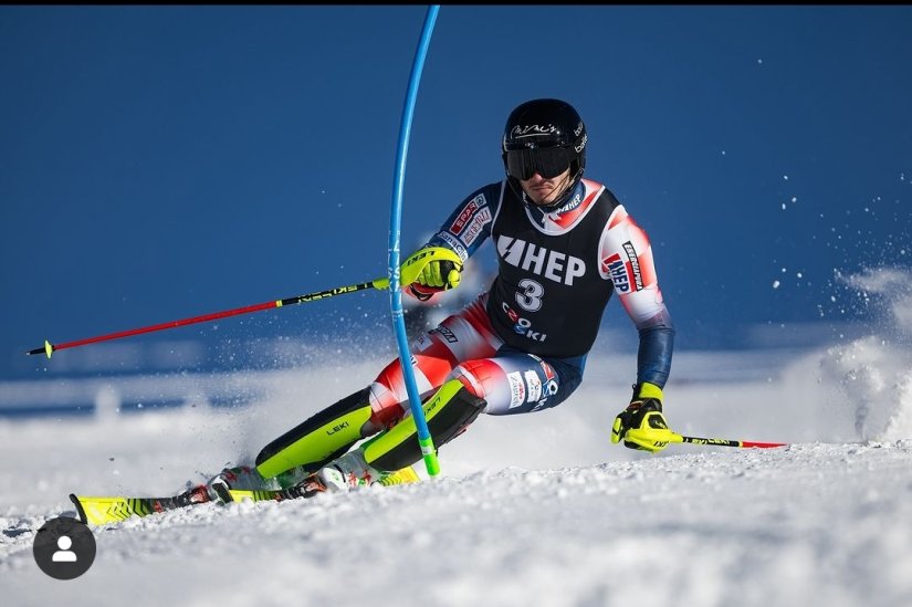 Istok Rodeš nakon prve vožnje slaloma Madonne di Campiglio na 22. mjestu