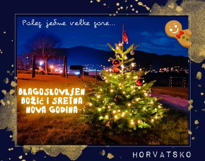 Zasadili mali bor u Horvatskom: Božićna i Novogodišnja čestitka