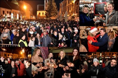 FOTO Varaždinci dočekali Novu godinu u odličnom raspoloženju