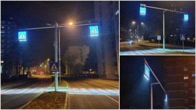 Grad Varaždin: Postavljena rasvjeta na pješačkim prijelazima na Banfici