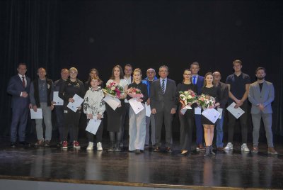 FOTO IVANEC Dodijeljene novčane nagrade sportašima, klubovima i DŠR-ovima koji su svojim uspjesima obilježili 2023.