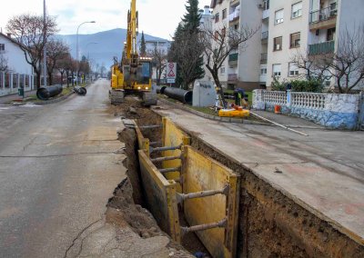 AGLOMERACIJA Nastavak radova na polaganju kanalizacijskih kolektora i priprema za asfaltiranje dijela Mihanovićeve ulice