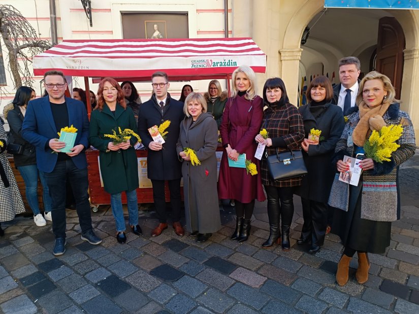 FOTO Obilježen Dan mimoza, podršku akciji dali i županijski te gradski dužnosnici