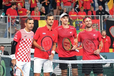 FOTO Davis Cup: Nakon jučerašnjih 1:1, Hrvatska danas izgubila oba meča od Belgije