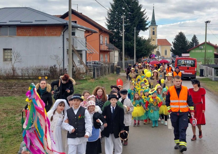 FOTO Velika Fašnička povorka i program za djecu u Svetom Đurđu