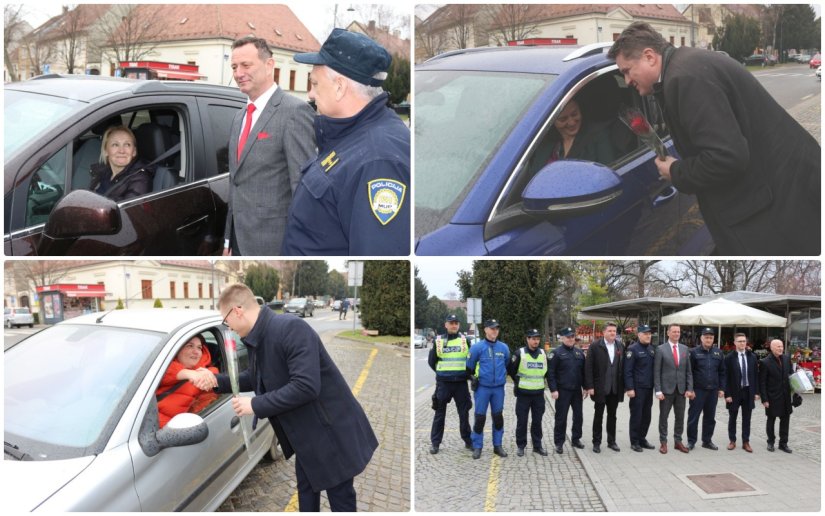 FOTO GRAD VARAŽDIN Čestitka vozačicama uz Dan žena