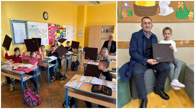 Hranić: Mislim da smo prvi u Hrvatskoj osnovnoškolcima osigurali besplatne jastuke za stolce