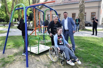 Na inicijativu Varaždinske građanske garde postavljena nova igrala za djecu s invaliditetom