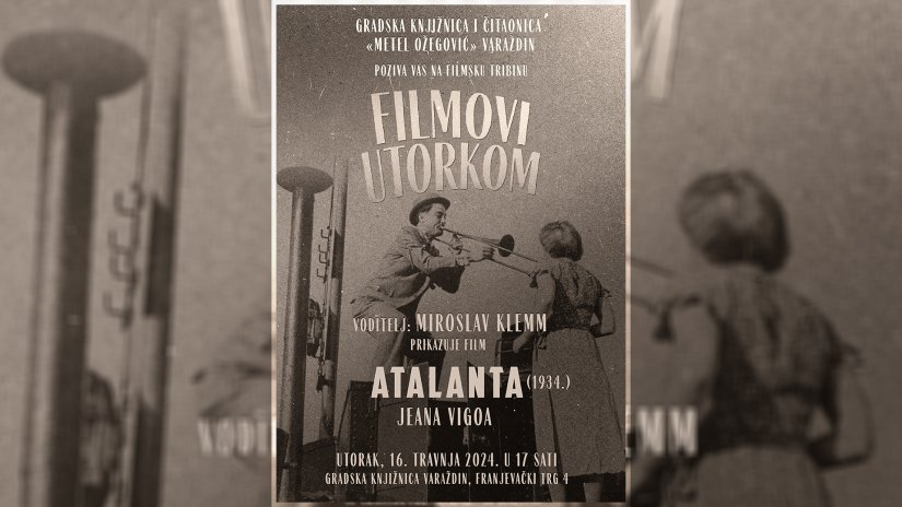 Filmovi utorkom: &quot;Atalanta&quot; je remek djelo filmske umjetnosti režisera Jeana Viga