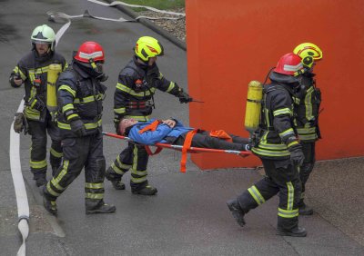 FOTO Što ako eksplodira plinski kotao u školi? Ivanečka civilna zaštita bit će spremna