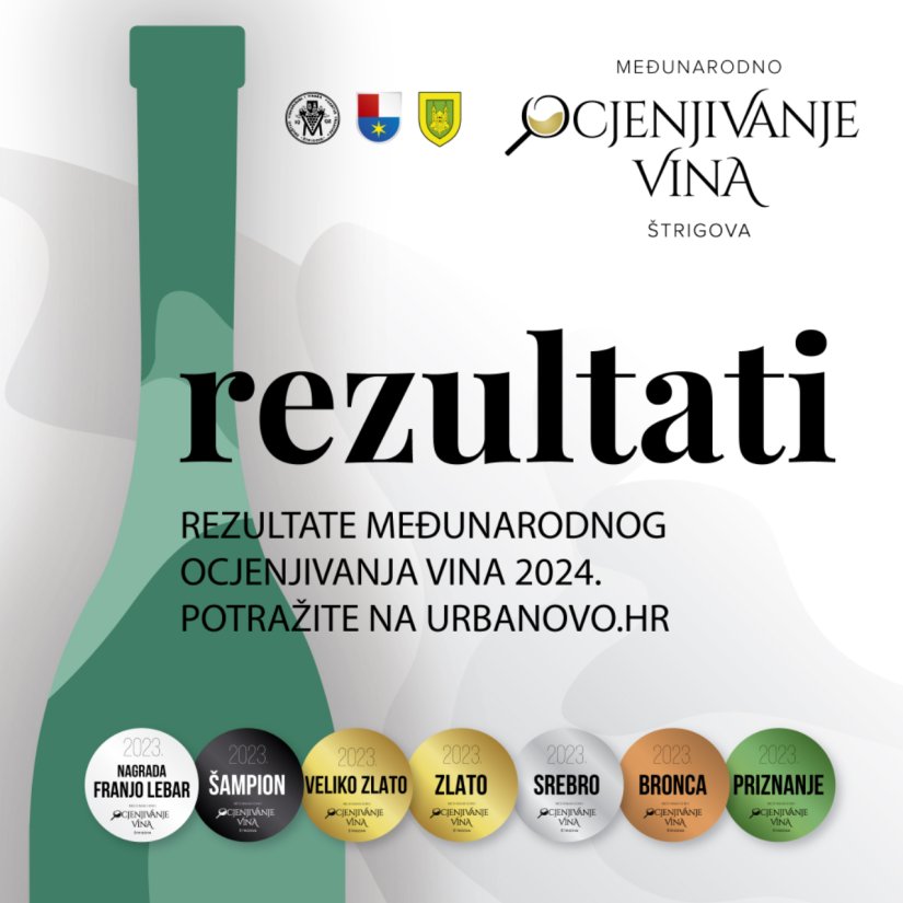 Objavljeni službeni rezultati Međunarodnog ocjenjivanje vina Štrigova 2024.