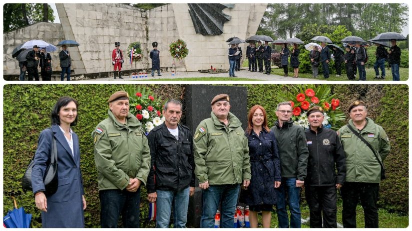 VARAŽDINSKO GROBLJE Odana počast poginulim i preminulim braniteljima i pripadnicima antifašističkog pokreta