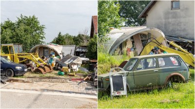 Mještani Petrijanca ukazali na veliki nered oko kuće, a on tvrdi: &#039;Pa u tijeku su radovi&#039;