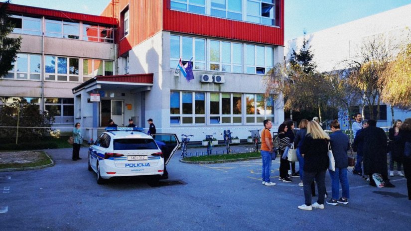 Panika ispred Gospodarske &scaron;kole, zaprimljena dojava o bombi