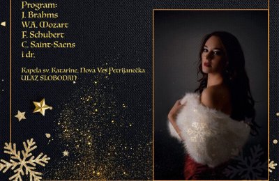 Ne propustite „Ususret Božiću“, koncert Bernardice Bačan u kapeli sv. Katarine u Novoj Vesi Petrijanečkoj