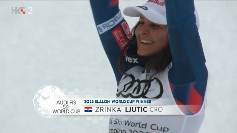 BRAVO Zrinka Ljutić je pobjednica Svjetskog kupa u slalomu!