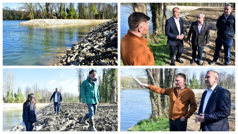 FOTO VIDEO Restauracija rukavca Otok Virje u sklopu EU projekta &quot;Drava Life integrirano upravljanje rijekama&quot;