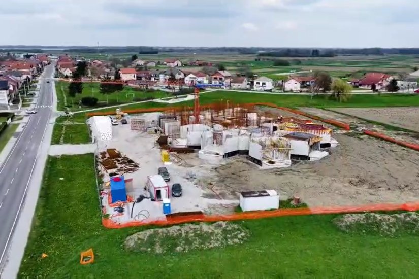 VIDEO Pogledajte kako napreduju radovi na izgradnji dječjeg vrtića u Općini Trnovec Bartolovečki