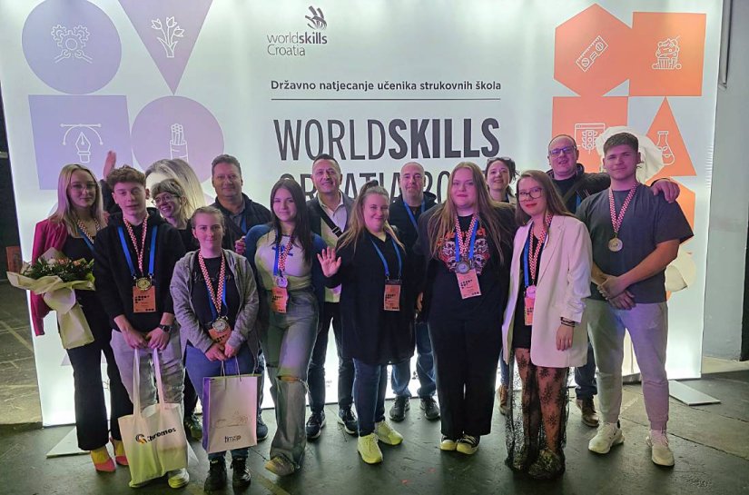 Učenici Srednje strukovne škole Varaždin sjajni na WorldSkillsu: osvojili šest medalja u šest disciplina!