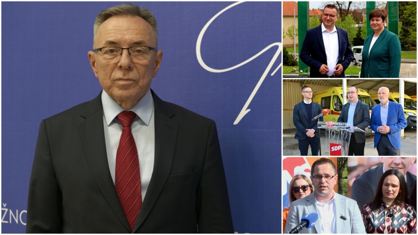 Milorad Batinić, Zdenko Đuras, Mihael Slunjski i Božidar Dubovečak u borbi za gradonačelnika Ivanca