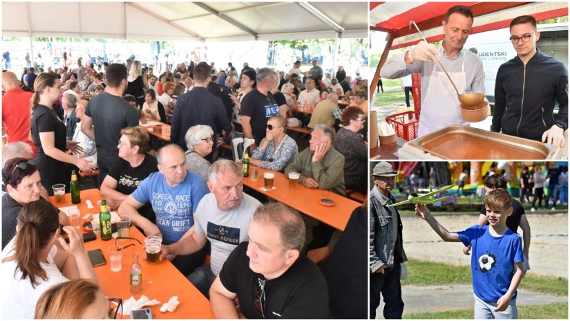 FOTO Proslava praznika rada na Dravi okupila brojne Varaždince