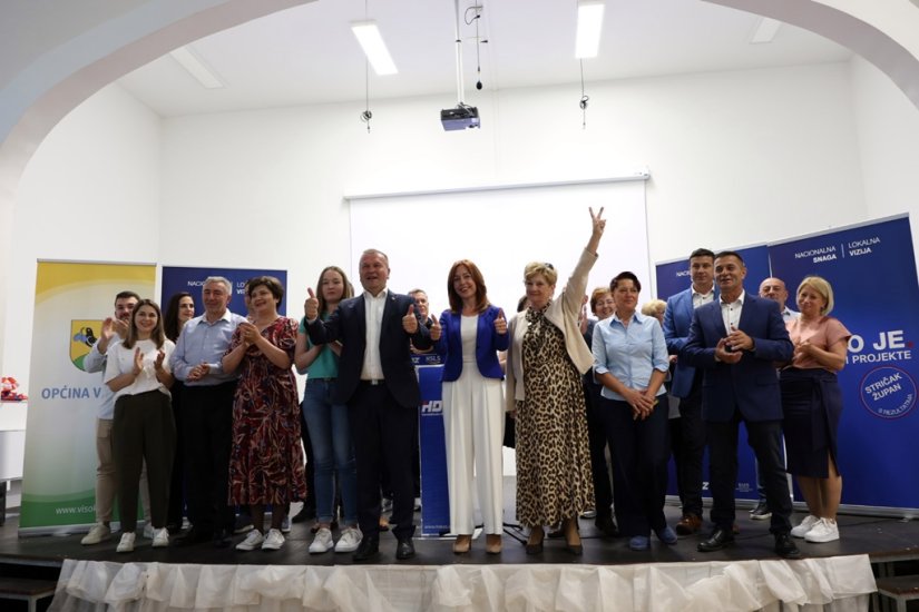 FOTO Župan Stričak: Iz mog rodnog Visokog kreće nova pobjednička kampanja, nastavljamo srcem za Varaždinsku županiju!