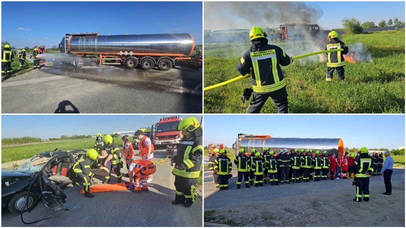 FOTO U Sračincu održana velika pokazna vježba civilne zaštite