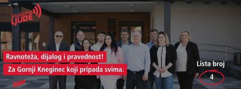 Predstavljanje programa SDP-a u Gornjem Knegincu: Više od alternative
