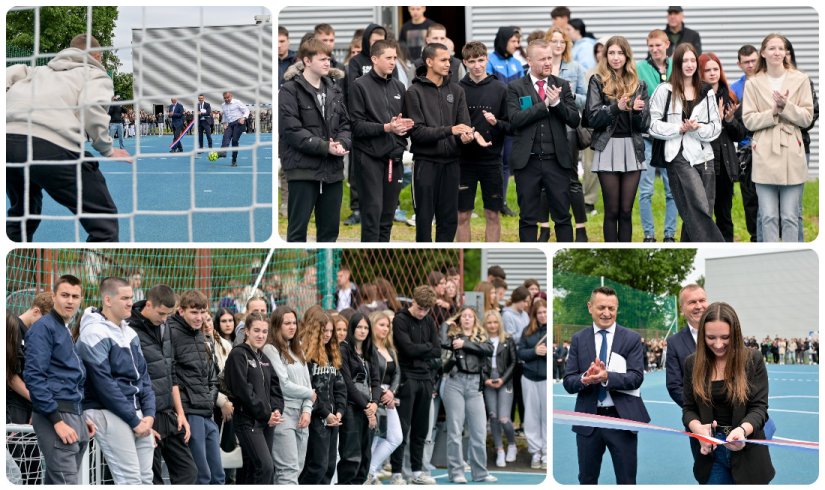 FOTO Dan Strukovne škole Varaždin: otvorenje igrališta i predstavljanje inspirativnog murala