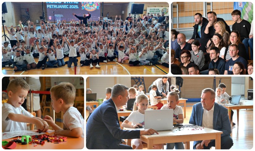 U Petrijancu prvo hrvatsko STEM natjecanje vrtićaraca: još ne idu u školu, ali robote programiraju kao od šale!