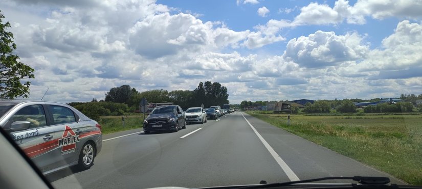 Zbog radova veliki zastoj u prometu kroz Nedelišće; kilometarske kolone u oba smjera
