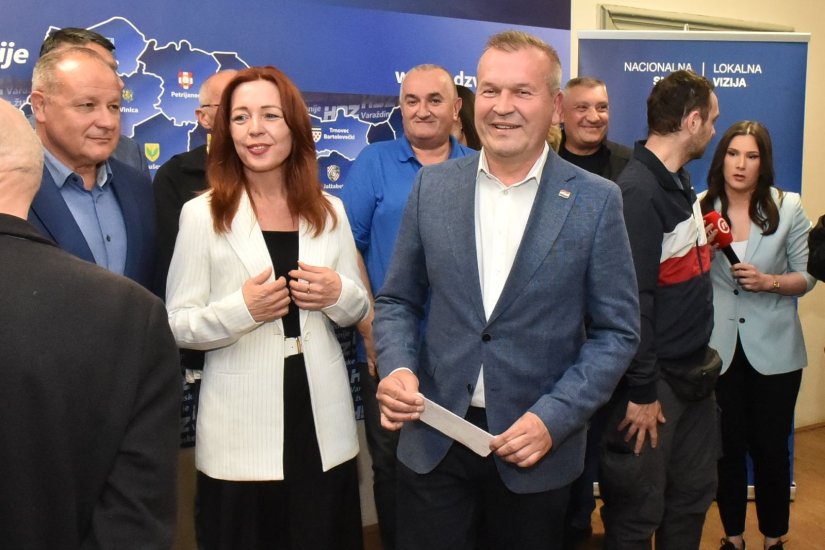 FOTO Stričak: &quot;HDZ nikad nije imao ovako dobar rezultat nakon prvog kruga&quot;
