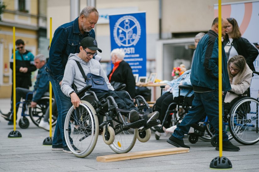 FOTO Poligon pozitive u Čakovcu: Osjetili prepreke kroz koje prolaze njihovi sugrađani