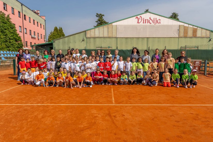 FOTO Četvrti dan Olimpijskog festivala: Mališani pokazali teniske vještine
